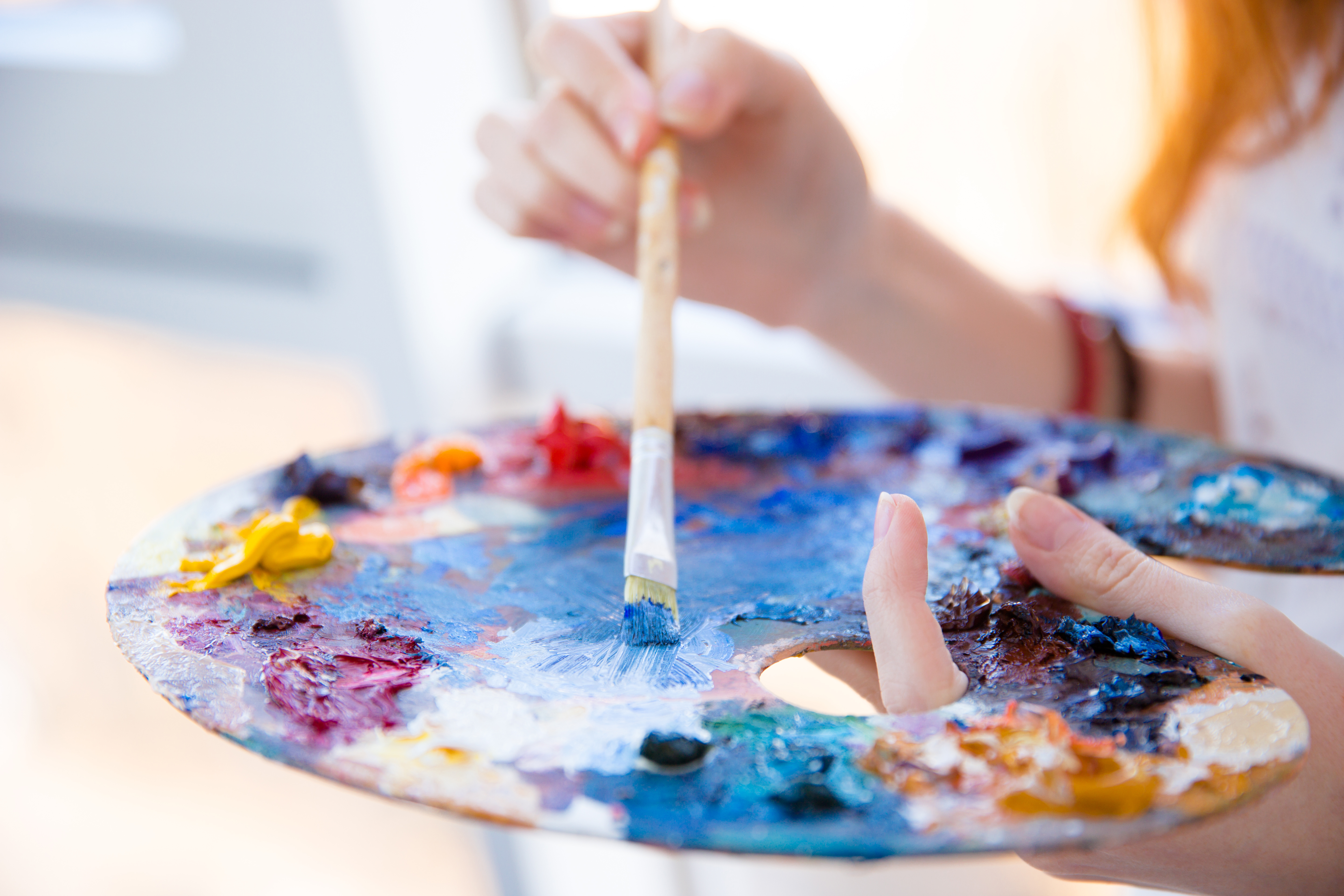 Aquarellen met Jessa